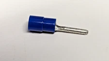 Lot of (100) T&B Sta-Kon 14-16 awg Blue Crimp Terminal Pin Connector, 14RB-47PT