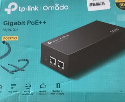 TP Link TL PoE170S PoE Injector Gigabit Ethernet Network Controller Adapter