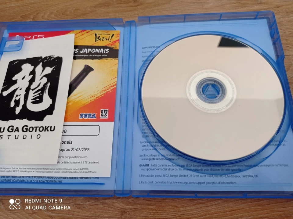 LIKE A DRAGON : ISHIN ! PS5 TBE PAL FR, photo 4 sur 4