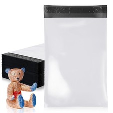 White Poly Mailers Shipping Bags Self Seal Waterproof 3000 Count 7.5 x 10.5 in