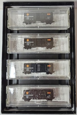 MT Z-Scale SP SOUTHERN PACIFIC ''Overnight'' runner 4-pack, NEW!