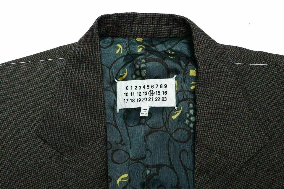 Blazer abrigo deportivo 100 % lana Maison Martin Margiela para hombre EE. UU. 38 IT 48 Foto 3 de 4
