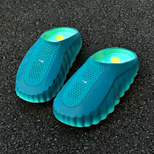 Nike Men's Lightweight Comfort Slip-On Mule Slippers Closed Toe Green/Teal