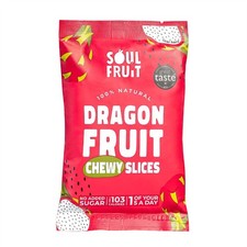 Soul Fruit | Soft Dried Dragon Fruit Slices 30g | 10 x 30g