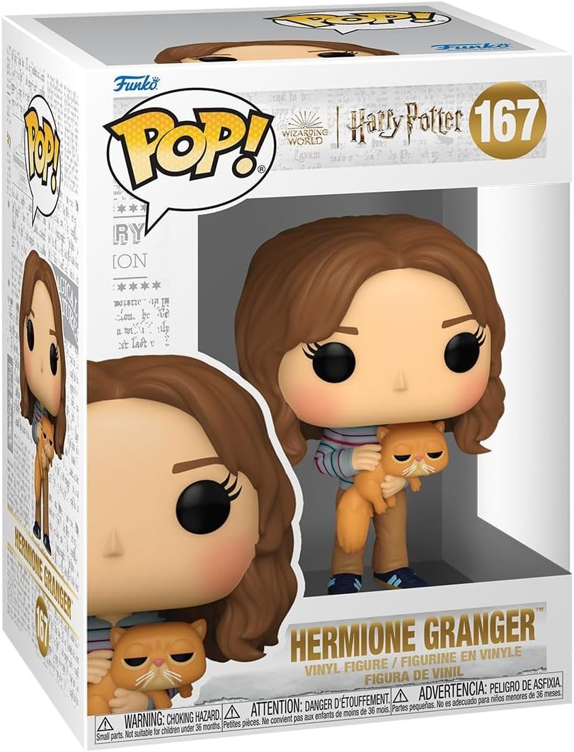 Funko Pop Harry Potter Prisionero de Azkaban Hermione Granger con Crookshanks
