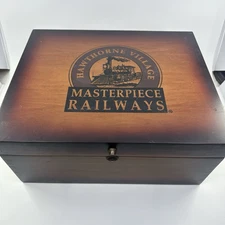 Hawthorne Village Masterpiece Railways Wooden Train Storage Box