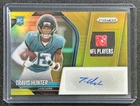 TRAVIS HUNTER 2025 PANINI PRIZM #RPH-THR ROOKIE TAG PATCH AUTO GOLD RC 2/10