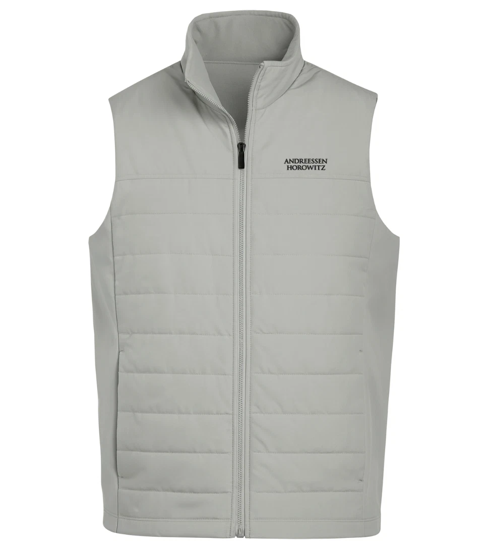 NWT 100% Authentic Andreessen Horowitz a16z Venture Capital Tech Vest Gray M