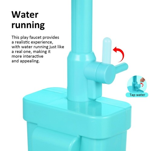 With Running Water Kitchen Sink Toys Faucet Faucet Toy for Pretend Play Sinks - Picture 8 of 8