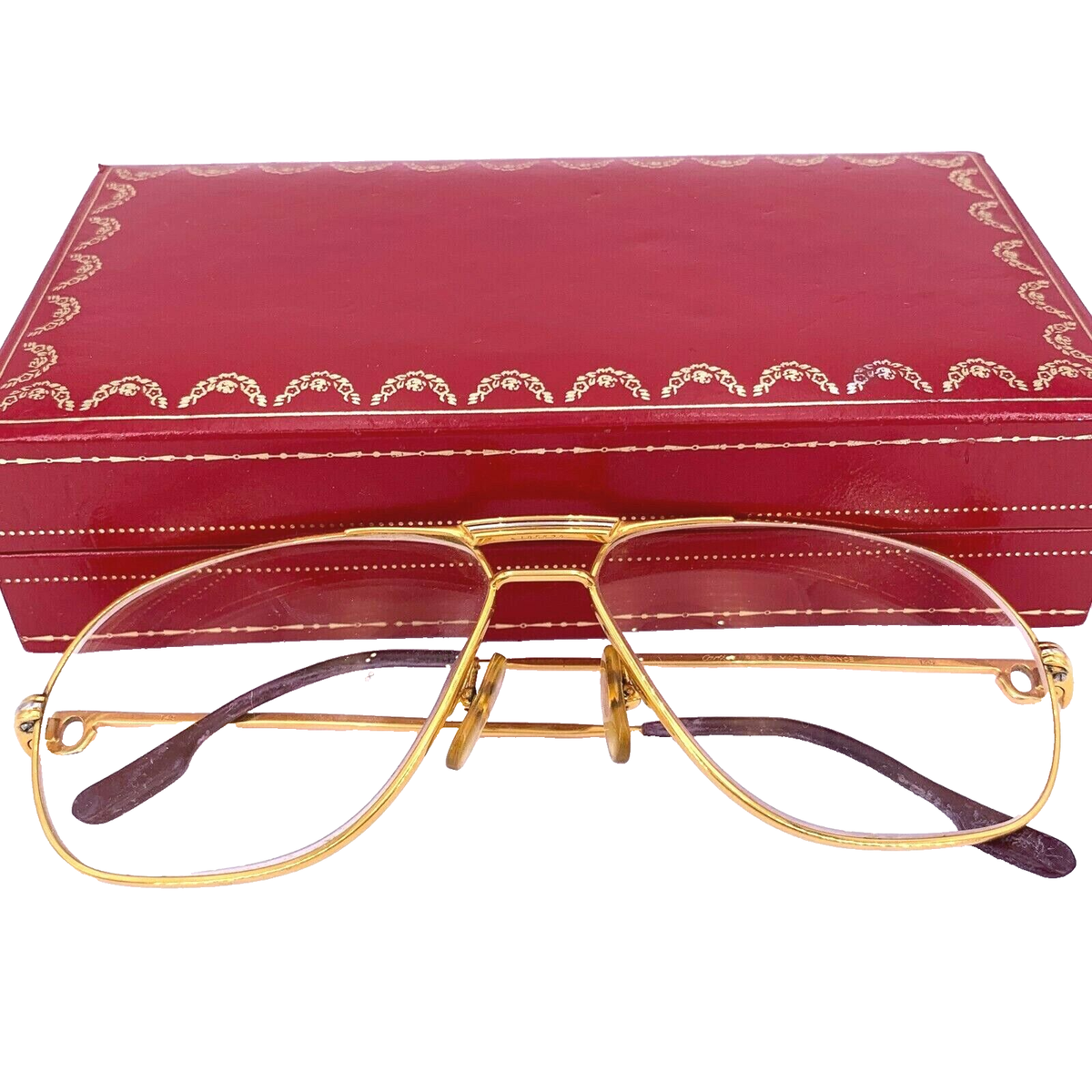 Cartier Vintage 1988 Vendome Aviator Size 64-14 Frames | eBay Cartier Vintage 1988 Vendome Aviator Size 64-14 Frames | eBay
