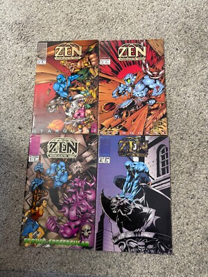 Zen Intergalactic Ninja StarQuest Lot of 4 #2 & 3 Entity (1994) Comic Books