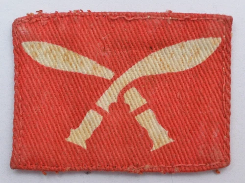 48th Gurkha Rifle Brigade ~ Printed Cloth Formation Sign /  Patch  ~ WW2 Era