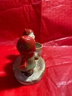 Yankee Candle Kids w/ Snowball Ceramic Tea Light Candle Holder Christmas Holiday — photo 4