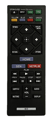 GHYREX New Remote RMT-B126A For Sony DVD Player BDP-BX620, BDP-S5200
