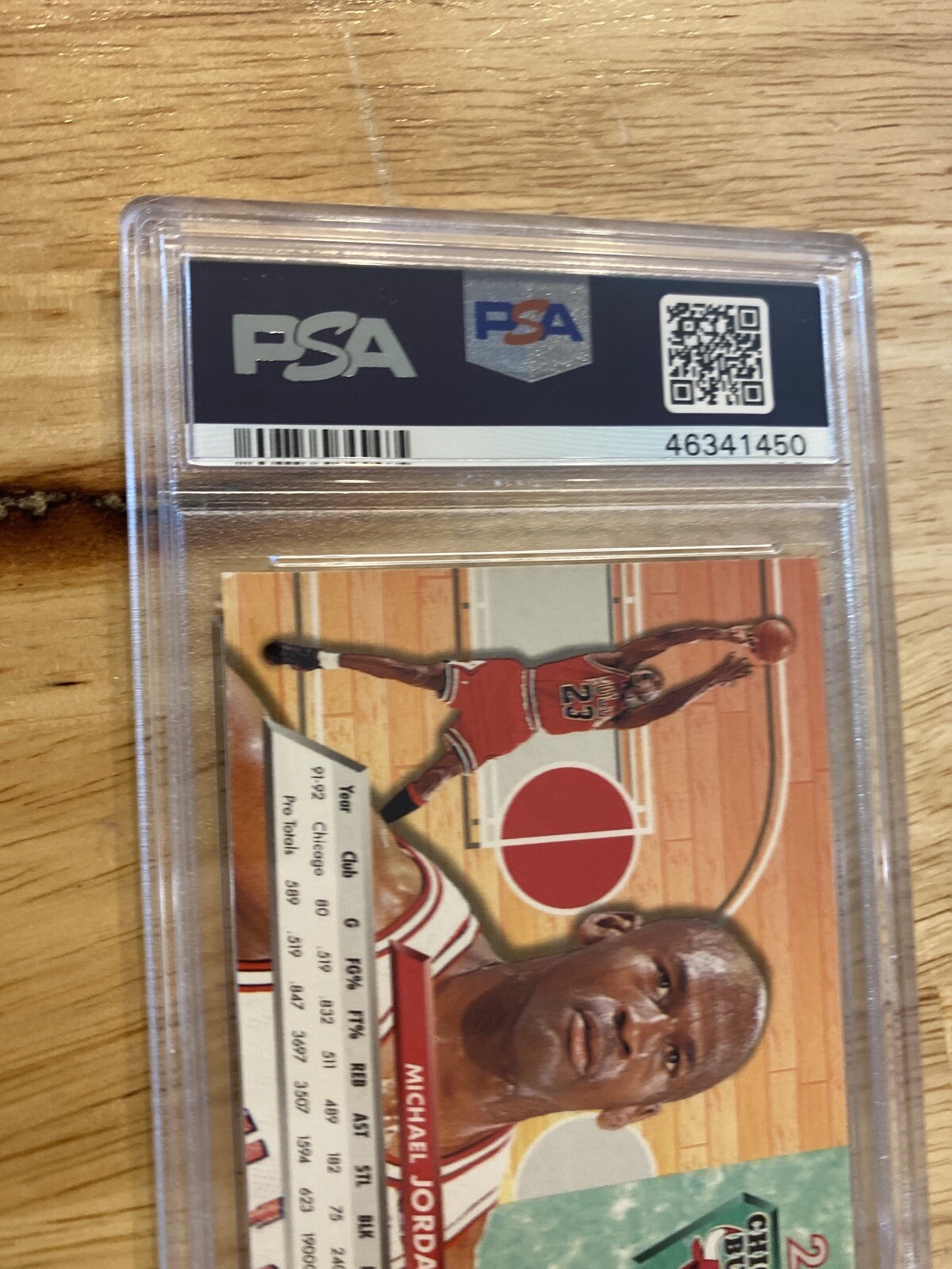 Michael Jordan PSA 7.5 Fleer Ultra Card Vintage MJ Basketball 1992 Chicago Bulls view 9