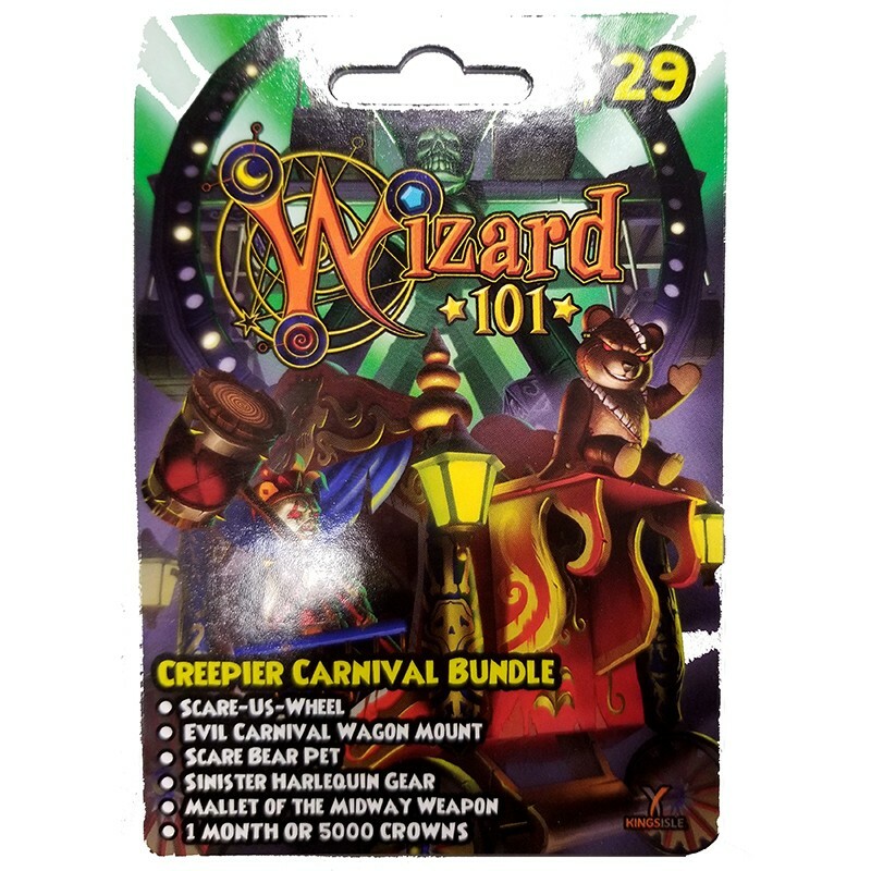 NEW Wizard 101 Creepier Carnival Bundle Grelly USA
