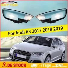 L+R Scheinwerferglas Streuscheibe Linse Abdeckung Shell Für Audi A3 2017-2019 L+R Scheinwerferglas Streuscheibe Linse Abdeckung Shell Für Audi A3 2017-2019