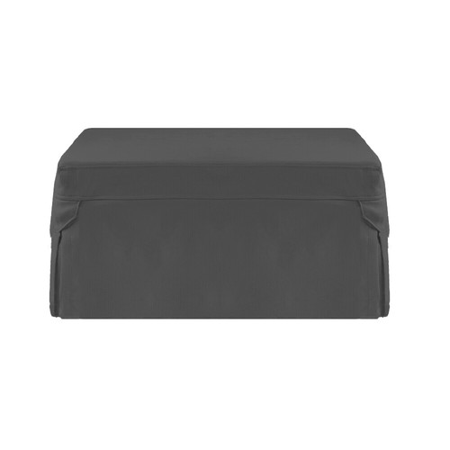 Folding Bed Guest Bed Sofa Ottoman Bed with Slip Cover and Castors - Picture 13 of 28