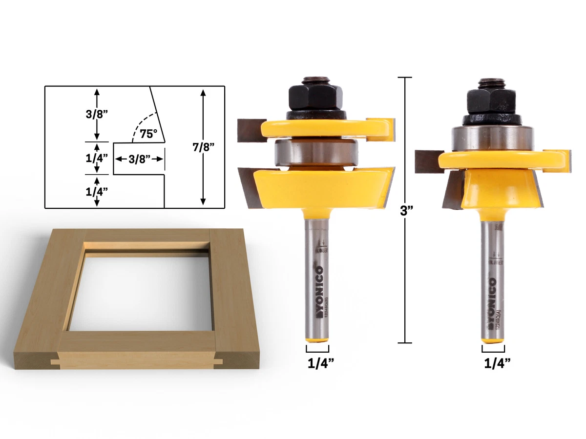 Shaker door cheap router bits