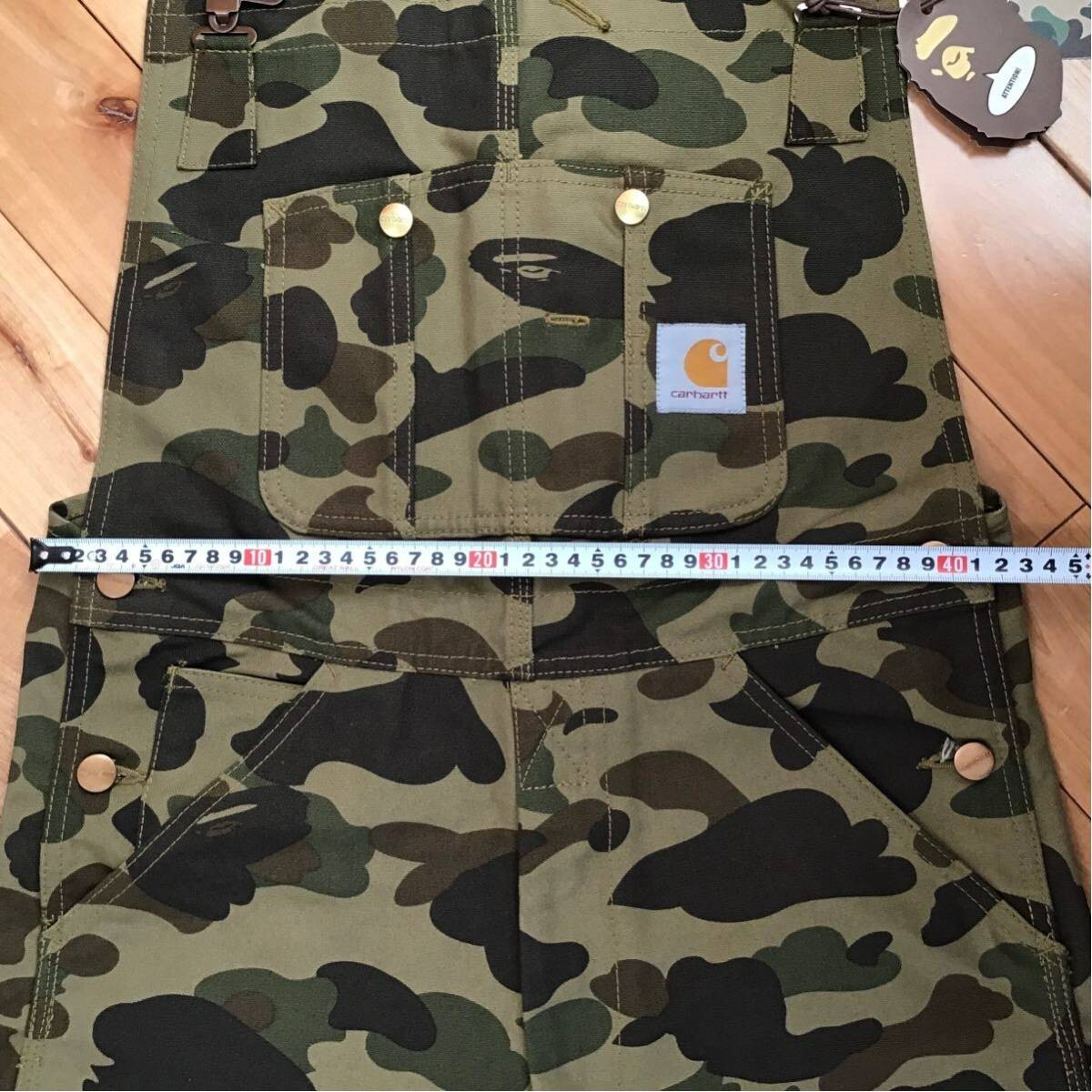 Carhartt A BATHING APE 1st camo BAPE エイプ BAPE × carhartt Overall 1st camo green A Bathing Ape Size M