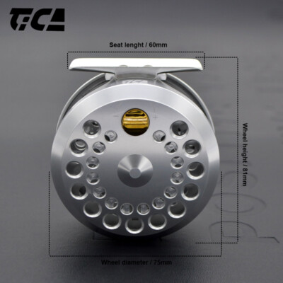 フライリール TICA Fishmaster S103B 新品DT3F付き TICA Fishmaster S105 3/4wt Fly Fishing Reel with CNC-machined
