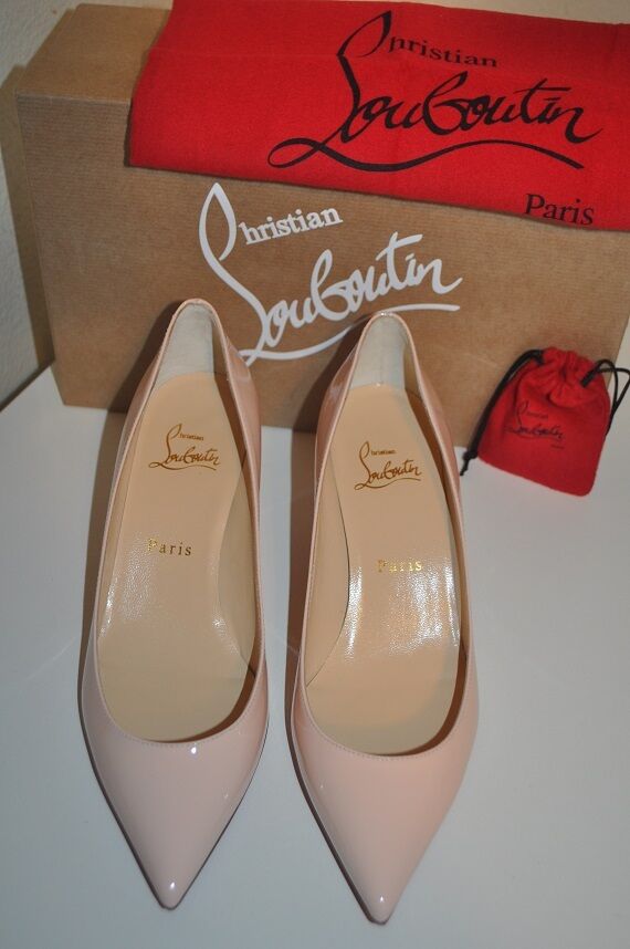 Christian Louboutin PIGALLE FOLLIES Patent Poudre Low Heel Christian Louboutin PIGALLE FOLLIES Patent Poudre Low Heel
