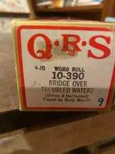 QRS Player Piano Roll 10-390 BRIDGE OVER TROUBLED WATER -BY RUDY MARTIN