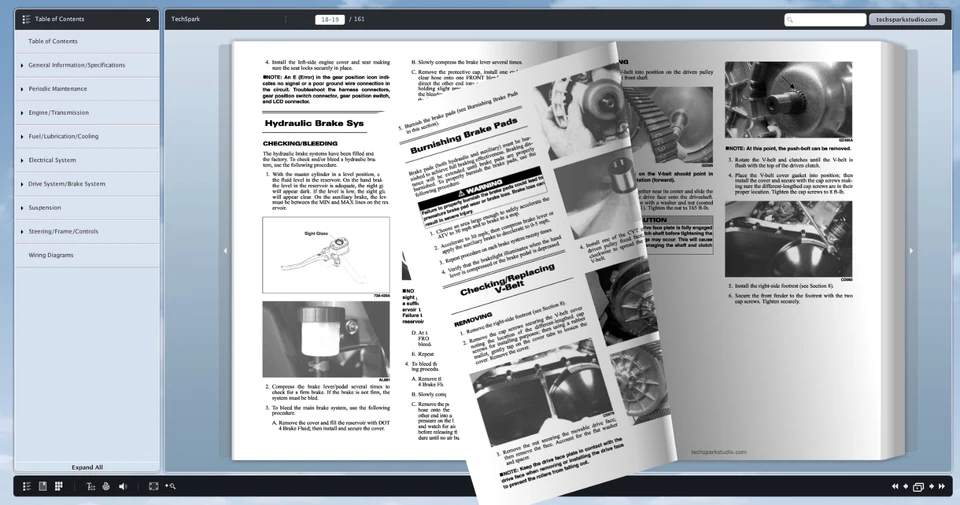 Suzuki V-Strom DL1000 DL 1000 Service Repair Maintenance Shop Manual 2014-2019 - Image 2 of 4