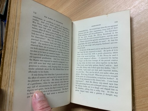 Raro 1891 Robert Louis Stevenson " Master Of Ballantrae " Antico Libro (P4) - Picture 12 of 17