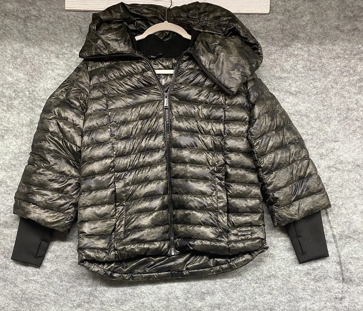 calvin klein black jacket womens