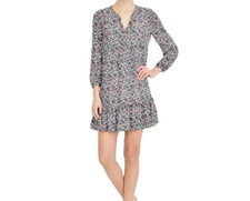 J. Crew Relaxed Fiery Sunset Floral Printed Tunic Dress Large