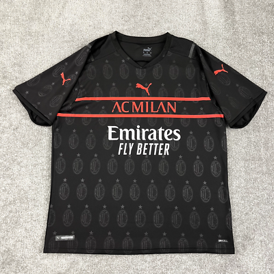 AC MILAN PUMA Shirt Mens XL 2021/2022 FOOTBALL SOCCER THIRD JERSEY