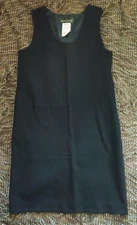 HARVE BENARD HOLTZMAN Sleeveless Black Dress Women’s 100% Wool Knit Short Sz 10
