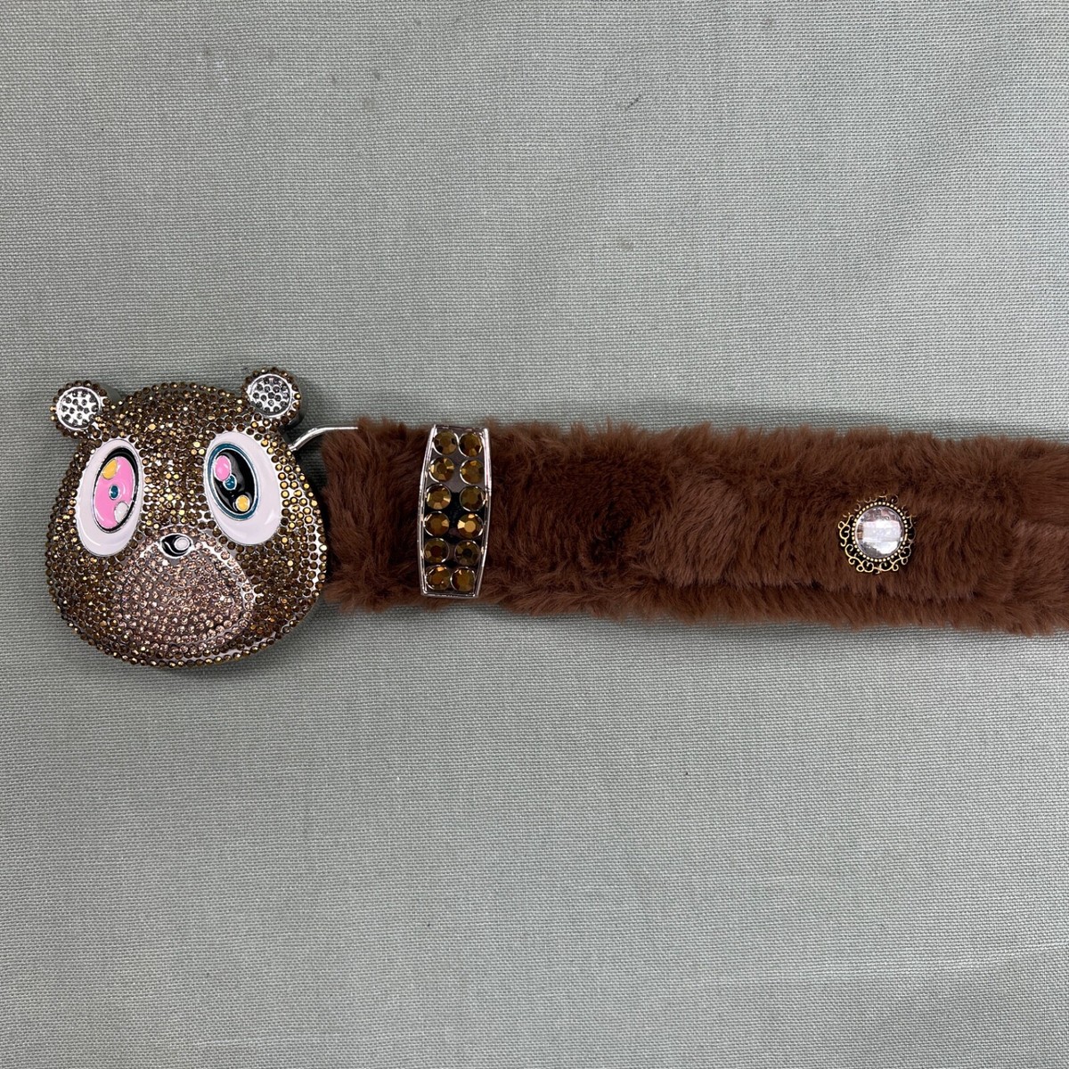 Kanye West Ye Stolen Arts Belt Size 28 The Dropout Bear