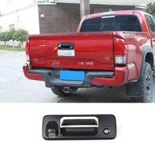 For Toyota Tacoma 2016-2023 Rear Tailgate Rear Door Handle Bowl Cover Matt Black