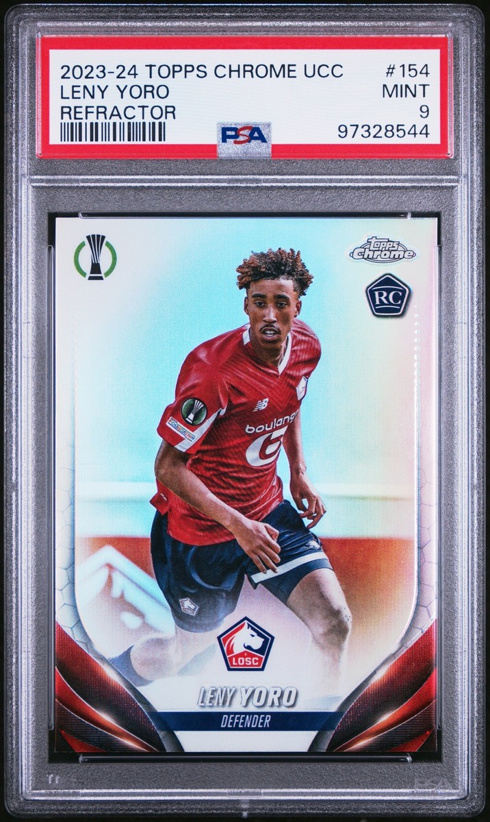 OBCリヴァイWINEER 2023-24 Topps Chrome UEFA Club Competitions - Leny Yoro #154