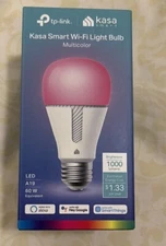 Kasa Smart Light Bulb - LED Multicolor Smart Wi-Fi Alexa Google 1000 Lumens A19