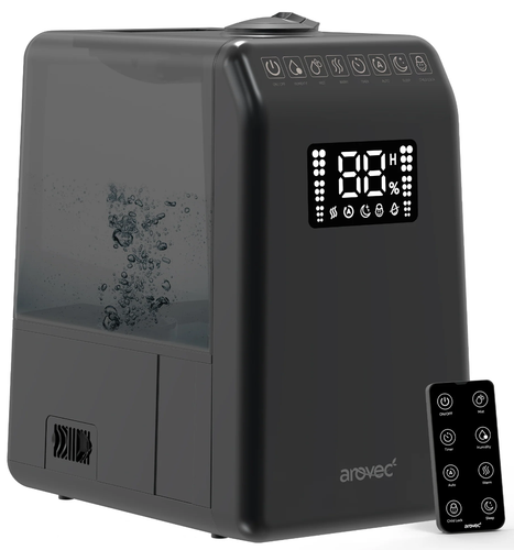 Humidifier Top Fill 6L Large, Ultrasonic, Hybrid Warm Mist, Cool Mist AROVEC - Picture 2 of 9