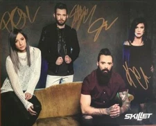 REPRINT - SKILLET John Cooper Band Autographed Signed  8 x 10 Glossy Photo RP