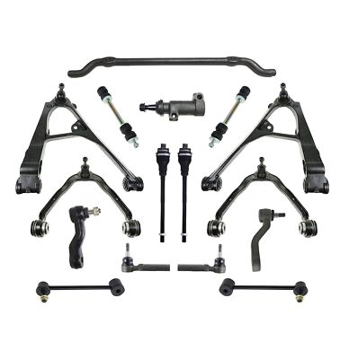 16 New Pc Suspension Kit for Chevrolet GMC Cadillac Upper & Lower Control Arms