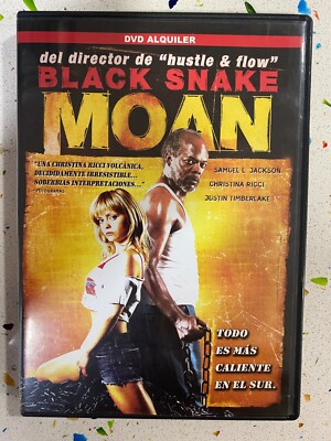 Black Snake Moan DVD Samuel L. Jackson Justin Timberlake Christina Ricci - ESP