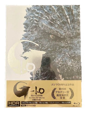 Godzilla Minus One Japanese Deluxe Ed 4K Ultra HD 3 Blu-rays 2 Booklet Case