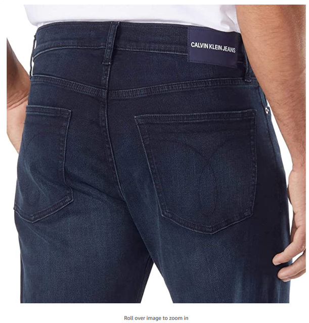 Calvin Klein Jeans Men's Straight Fit Jean Ckj035 Andres Dark Blue 36w X 32l for sale online | eBay