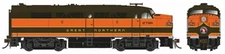 RAPIDO 21533 HO GREAT NORTHERN #277B ALCO FPA2 DCC/ SOUND EMPIRE BUILDER NEW