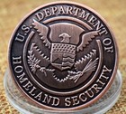 U.S. BORDER PATROL, DEPT. OF HOMELAND SEC, CHALLENGE COIN, BRONZE, FREE SHIPPING — photo 3