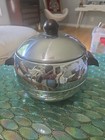 Mid Century West Bend Penguin Hot/Cold Server Ice Bucket Bakelite Handles 1950's — photo 1