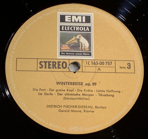 Schubert Winterreise DIETRICH FISCHER-DIESKAU EMI Electrola 2LP Stereo Box MINT - Picture 4 of 5