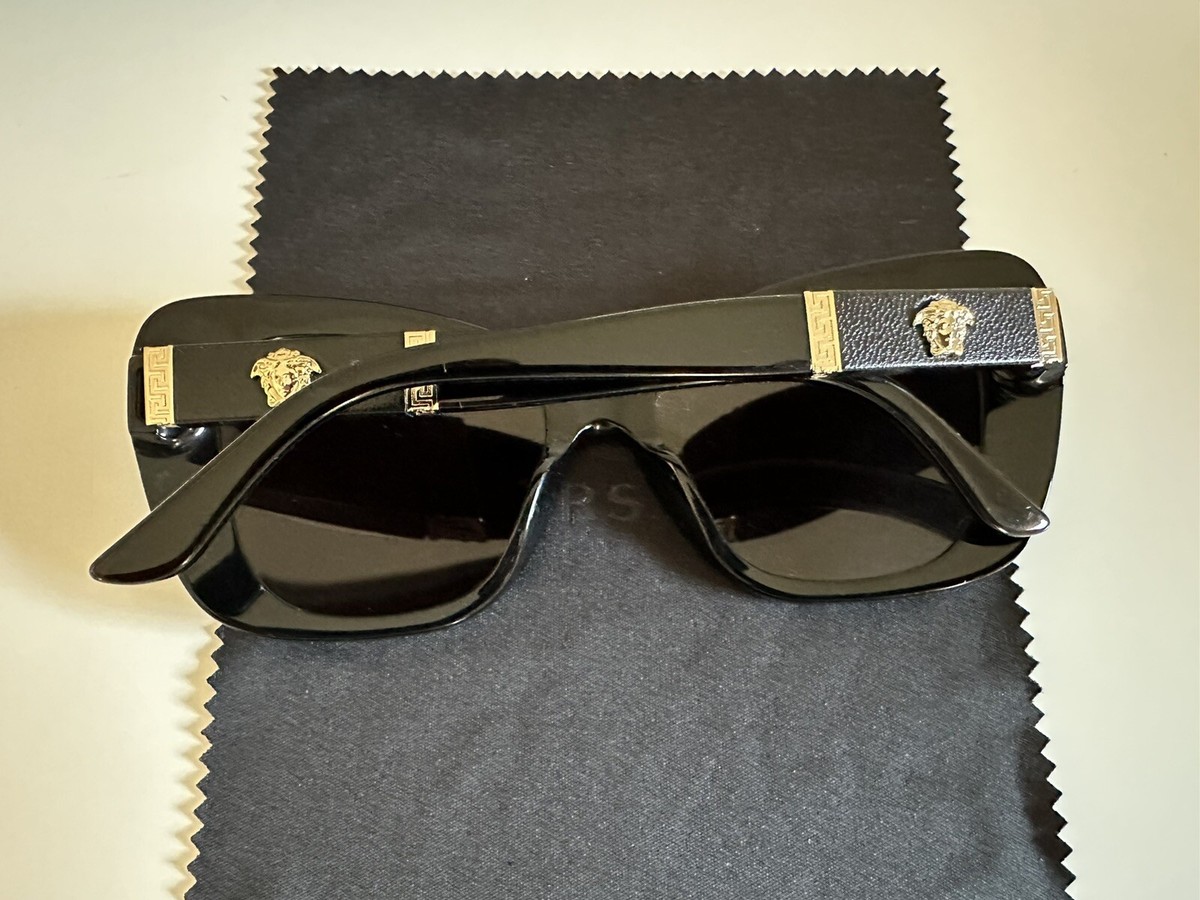 VERSACE VE 4305-Q GB1/T3 54mm Black Gold Polarized Women display picture 1
