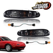 Smoked Bumper Mounted Marker Signal Parking Light Fit For 90-97 Mazda Miata Mx-5 Smoked Bumper Mounted Marker Signal Parking Light Fit For 90-97 Mazda Miata Mx-5