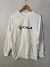 Engelbert Strauss Clinux White Long Sleeve Sweatshirt Men's Large
